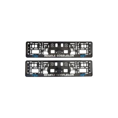 Set 2 Suporti numar inmatriculare 3D " Regele Soselelor " Automotive TrustedCars
