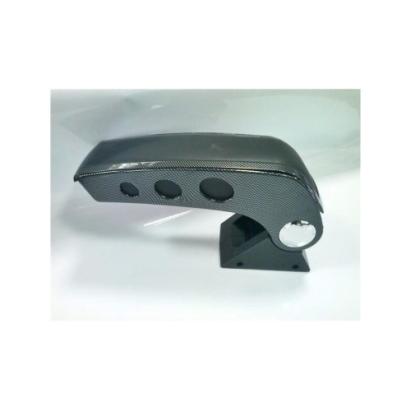 Cotiera universala cu baza metalica Negru/carbon Cod:48006 Automotive TrustedCars