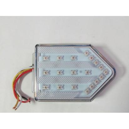 Lampa stop camion DF TRL001 cu sticla TRANSPARENTA LED 12v Automotive TrustedCars