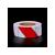 Banda reflectorizanta tip fagure culoare Alba-Rosie 5cmx25m Cod: CH-02R/W Automotive TrustedCars