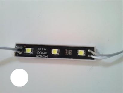 Modul 3 SMD 5050 24V fundal negru lumina alba Automotive TrustedCars