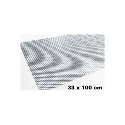 Plasa Tuning Neagra metalica 100x33cm Automotive TrustedCars