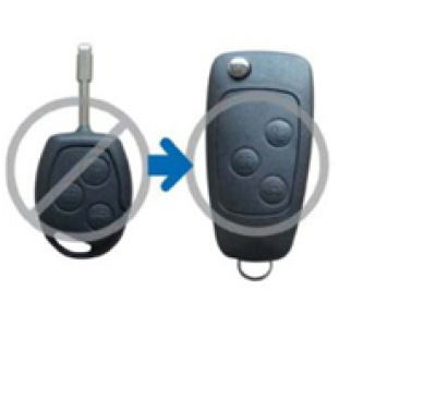 Carcasa telecomanda briceag compatibila  FORD 1610 Automotive TrustedCars