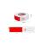 Banda reflectorizanta dreapta tip fagure culoare Alba-Rosie 5cmx25m Cod: 03C Automotive TrustedCars
