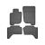 Covoare interior cauciuc El Toro compatibile Mitsubishi L200 2006-2016 Cod: 0483 P60 Automotive TrustedCars