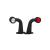 Lampa gabarit cu brat cu cot 90°, 175mm, LED, alb-rosie, 12-36V, Fristom Cod: FT009-F Automotive TrustedCars