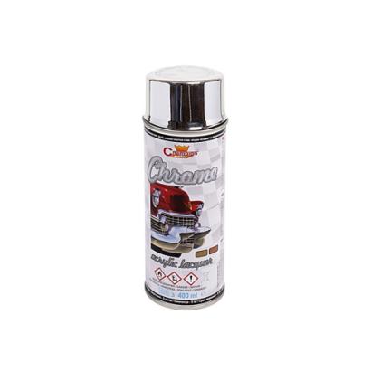 Spray vopsea crom argintiu Champion profesional 400ml Automotive TrustedCars
