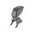 Cotiera universala cu baza metalica , Negru+cusatura rosie Cod:48014 Automotive TrustedCars