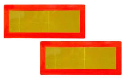 Set  placi  reflectorizante tip B ( mari ) dreptunghiulare  2buc/set Cod:1039116 Automotive TrustedCars