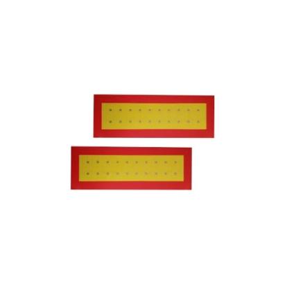 Set 2 placi reflectorizante tip B (mari) dreptunghiulare  Cod: 10391116 Automotive TrustedCars