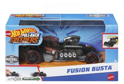 HOT WHEELS MASINUTA METALICA CU SISTEM PULL FUSION BUSTA SCARA 1:43 SuperHeroes ToysZone