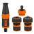 Set cu pistol de stropit drept 3/4" reglabil 4 piese NEO TOOLS 15-711 HardWork ToolsRange
