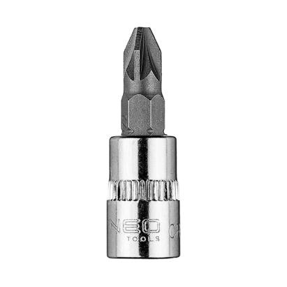 Tubulara 1/4" cu bit PZ2 scurta NEO TOOLS 10-320 HardWork ToolsRange