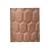 Material imitatie piele tapiterie hexagon cu gaurele maro/cusatura gri Cod: Y03MG Automotive TrustedCars