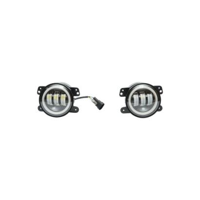 Proiector cu 6 LED-uri 9-60V 30W cu lumina de zi tip Angel Eyes Breckner Germany Cod:BK69122 Automotive TrustedCars