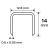 Capse galvanizate pentru capsator pneumatic 14-572 GA21 tip 80(380) 14mm NEO TOOLS 14-614 HardWork ToolsRange