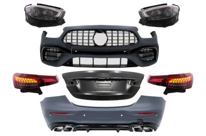 Kit Exterior Complet de Conversie Mercedes E-Class W213 (2016-2019) la Facelift 2020 E63s Design Performance AutoTuning