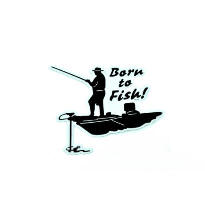 Abtibild "BORN TO FISH" Cod:CLXT-275 Automotive TrustedCars