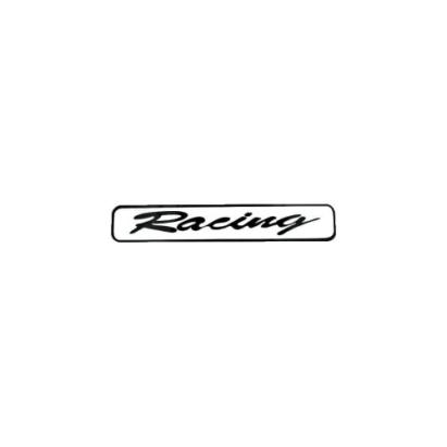 Abtibild  "RACING" culoare Alb Cod:DZ-077 Automotive TrustedCars