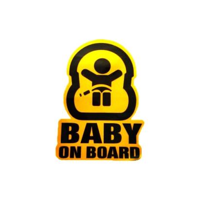 Abtibild "BABY ON BOARD" reflectorizant Cod:DZ-16 Automotive TrustedCars