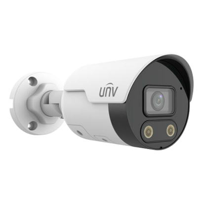 Camera IP 4MP, Lumina alba si Smart IR 30M, lentila 2.8mm, Audio bidirectional, IP67, PoE - UNV IPC2124LE-ADF28KMC-WL SafetyGuard Surveillance