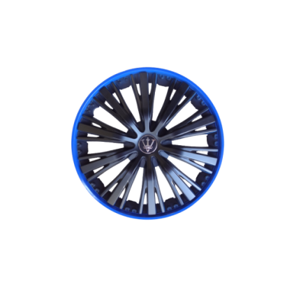 Set 4 capace roti model EVO negru+albastru 15" Cod: WM4-1BL-15 Automotive TrustedCars