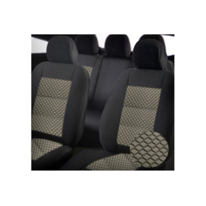 Huse scaune auto universale premium cu bancheta spate fractionata negru gri Cod: F3001-P32 Automotive TrustedCars