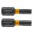 Set biti de impact HEX4X25mm 1/4" 2buc. GRAPHITE 56H507 HardWork ToolsRange