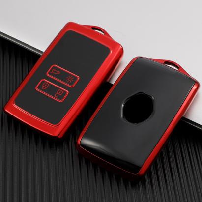 Husa Cheie Renault Megane, Kadjar, Captur, Clio Smartkey 4 Butoane TPU Rosie AutoProtect KeyCars