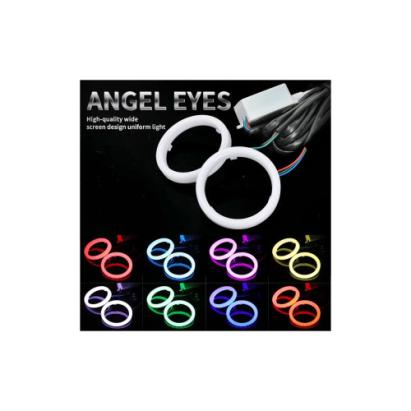 Inele angel eyes LED COB 12V waterproof  Diametru: 80 mm  Cod: HH-YG80 Automotive TrustedCars