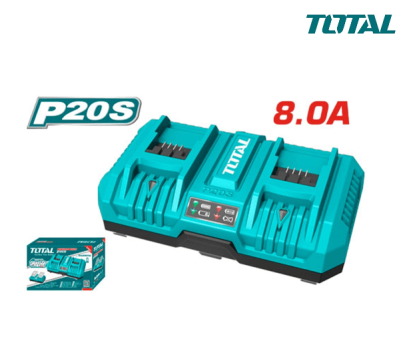 TOTAL - ÎNCARCATOR - 2 PORTURI -20 V PowerTool TopQuality