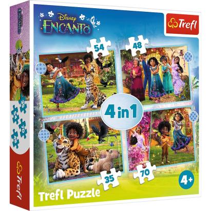 PUZZLE TREFL 4IN1 ENCANTO LUMEA MAGICA SuperHeroes ToysZone