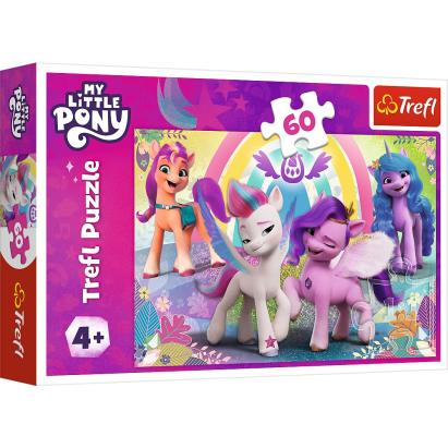 PUZZLE TREFL 60 MY LITTLE PONY IN LUMEA PRIETENIILOR SuperHeroes ToysZone