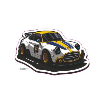 Abtibild " MASINA DE CURSE " Cod: TAG 081/T3 Automotive TrustedCars