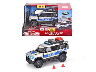 MAJORETTE MASINA DE POLITIE LAND ROVER CU LUMINI SI SUNETE SuperHeroes ToysZone