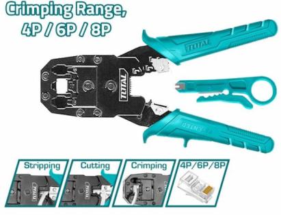 TOTAL - CLESTE SERTIZAT MODULAR 8" PowerTool TopQuality