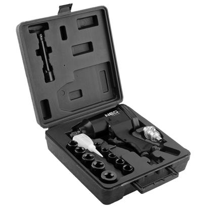 Pistol pneumatic de impact 1/2"/320Nm + set tubulare 9-27mm NEO TOOLS 14-502 HardWork ToolsRange