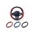 Set 2 ornamente volan Carbon diverse culori Cod: FS-12 Automotive TrustedCars