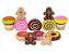 Set de joaca cu 12 prajituri din lemn pentru copii Lelin L40057 for Your BabyKids