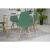 Scaun stil scandinav, Artool, Osaka, PP, lemn, verde, 46x54x81 cm GartenVIP DiyLine