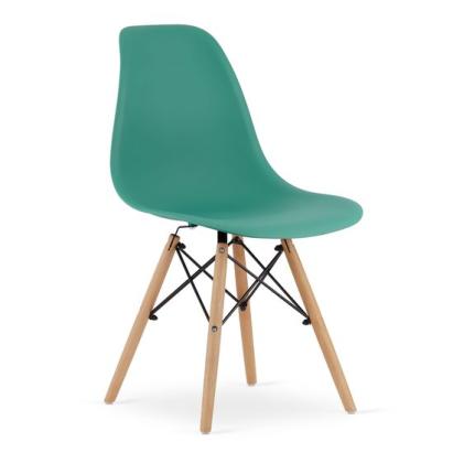 Scaun stil scandinav, Artool, Osaka, PP, lemn, verde, 46x54x81 cm GartenVIP DiyLine