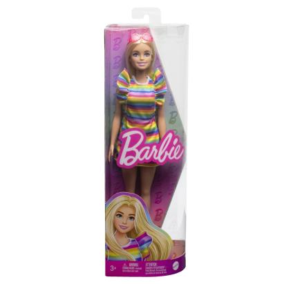PAPUSA BARBIE FASHIONISTA BLONDA CU APARAT DENTAR SuperHeroes ToysZone