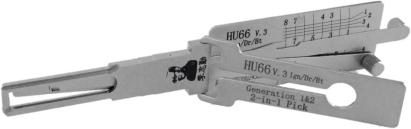 Decodor Lishi 2in1 HU66 V3 ( Generatia 1 si 2) AutoProtect KeyCars