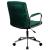 Scaun rotativ, catifea, verde, max 120 kg, 51x61x92/102 cm GartenVIP DiyLine