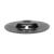 Disc circular slefuit, modelat, raspel, pentru lemn, plastic, cauciuc, beton celular, convex, 125x22.2 mm, Dedra GartenVIP DiyLine