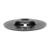 Disc circular slefuit, modelat, raspel, pentru lemn, plastic, cauciuc, beton celular, gradatie III, 125x22.2 mm, Dedra GartenVIP DiyLine