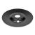 Disc circular slefuit, modelat, raspel, pentru lemn, plastic, cauciuc, beton celular, gradatie II, 125x22.2 mm, Dedra GartenVIP DiyLine