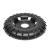 Disc circular slefuit, modelat, raspel, pentru lemn, plastic, radial, convex, 120x22.2 mm, Dedra GartenVIP DiyLine