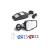 Set 2 oglinzi universale compatibile UTV sau Maverick X3 cu proiectoare Cod: FS-2024 Automotive TrustedCars