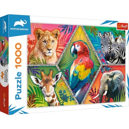 PUZZLE TREFL 1000 ANIMALE EXOTICE SuperHeroes ToysZone